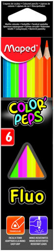Picture of MAPED PENCIL COLOURS FLUO X6